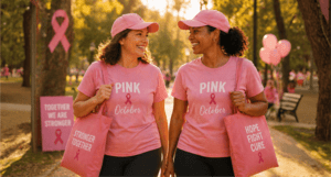Roze Oktober Kleding en Accessoires voor Bedrijven en Evenementen