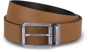 K-up KP812 - Raw edge leather belt - 35 mm