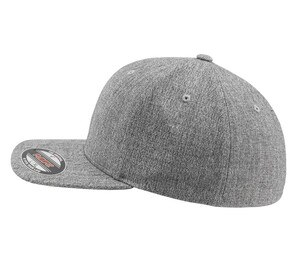 Flexfit 6277PS - Trendy Heather Gray Unisex 6-Panel Cap