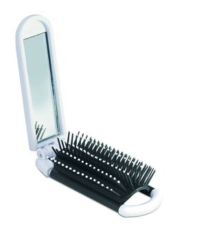 ALWAYS Foldable hairbrush with mirror - GiftRetail KC5720
