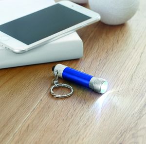 ARIZO Compact Aluminium LED Torch with Key Ring - GiftRetail MO8622