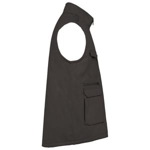 WK. Designed To Work WK607 - Gewatteerd unisex gilet in polykatoen met veel zakken