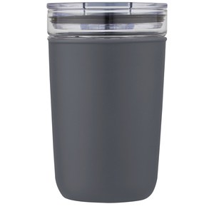 Bello 420 ml glass tumbler with recycled plastic outer wall - EgotierPro 100675