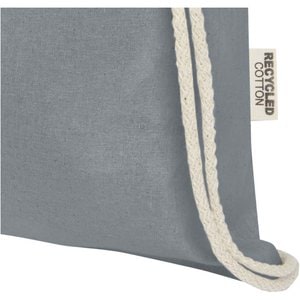 Sac avec cordon Oregon en coton recyclé 140 g/m² certifié GRS - EgotierPro 120735