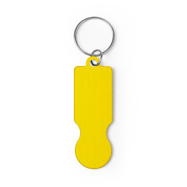 Claps 46206 - Eco-Friendly Shopping Cart Coin Keychain