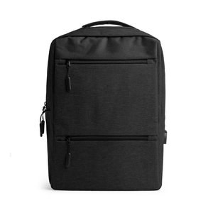 Claps 64324 - Sleek Oxford Laptop Backpack with USB Port