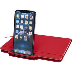 Carnet à couverture rigide Nexus A5 avec stylo et crayon (encre noire) - EgotierPro 107969