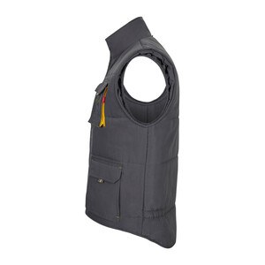 Velilla 36082 - Gewatteerd vest, tweekleurig, met meerdere zakken (120g/m²), van polyester (100%)