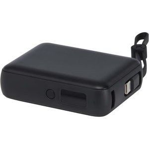 Acrux 10.000 mAh 35W tablet power bank with built in Type-C cable - made from recycled plastic - EgotierPro 124450