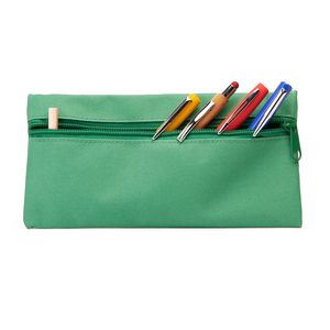 COLINA Plain colour pencil case with matching metal zipper - EgotierPro BO7559