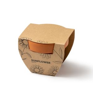 Stamina MC1036 - GIRAX Terracotta bloempot met zonnebloempitten
