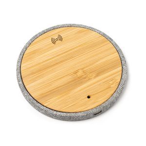SIBON Wireless charger with main structure in bamboo and RPET fabric