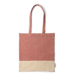 PALMIRA Recycled cotton bag in a heather finish design and 120 gsm natural cotton