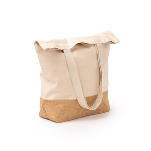 MENDES Bag in 330 gsm recycled cotton and natural yute