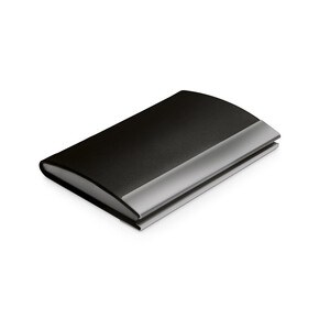 Metalen en PU kaarthouder - Egotier 93309