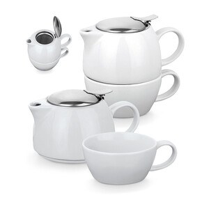 Set à thé 2 en 1 en porcelaine - Egotier 93805