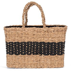 Kimood KINS136 - Sac panier en jonc de mer