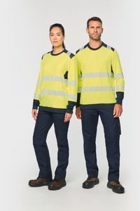 WK. Designed To Work WK361 - Recycled safety T-Shirt long sleeves