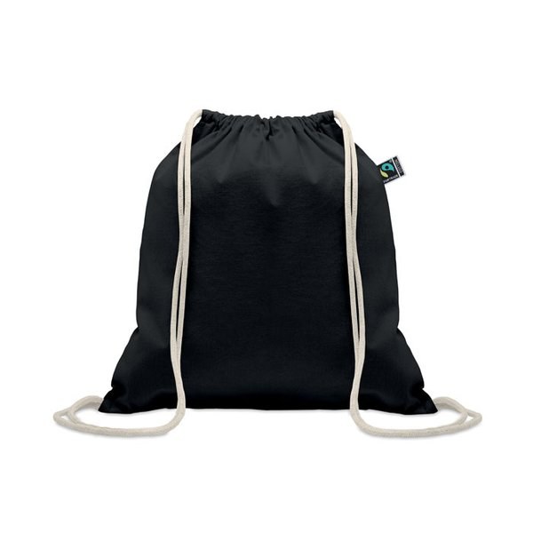 OSOLE DRAW COLOUR Drawstring bag Fairtrade 180gr - GiftRetail MO2591