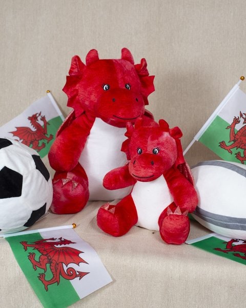 MUMBLES MM585 - Red dragon plush