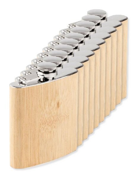 HIPHIP Eco-Friendly Bamboo Slim Hip Flask 175ml