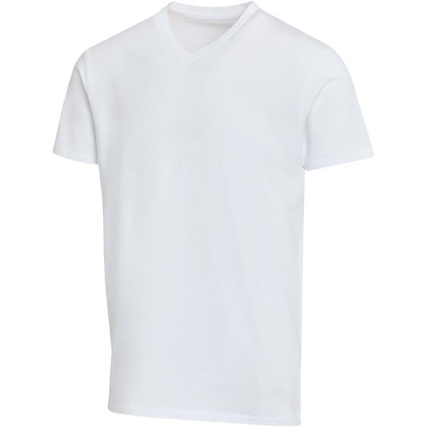 Elevate 39665 - T-shirt unisexe en coton bio certifié OCS Balfour à manches courtes et col en V de 200 g/m²