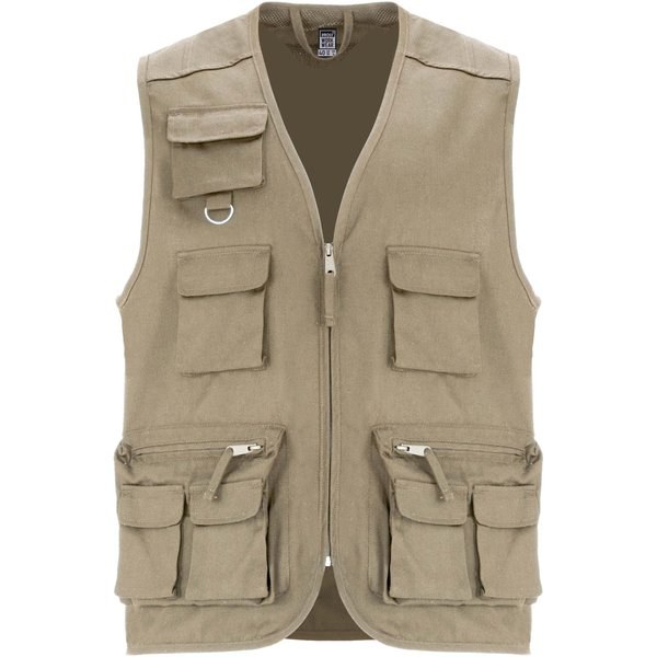 Venera 200 g/m2 v-neck multi-pocket workwear vest