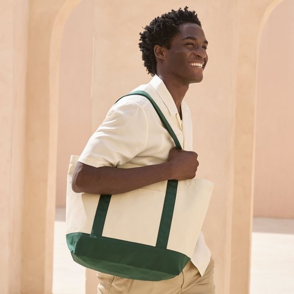 Organic cotton shopping bag