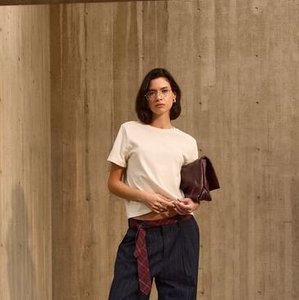 BELLA+CANVAS BE6110 - Dames heavyweight boxy T-shirt