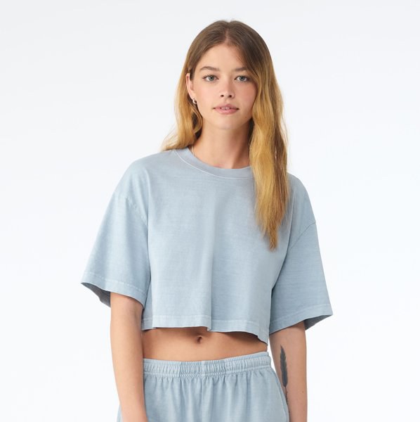 Uitgewassen crop top