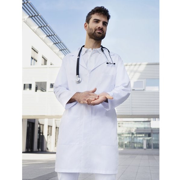 KARLOWSKY KYMM7 - Medische en laboratoriumjas voor heren