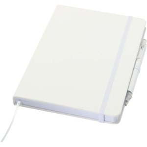 Spectrum A5 recycled notebook and ballpoint pen set - EgotierPro 107402