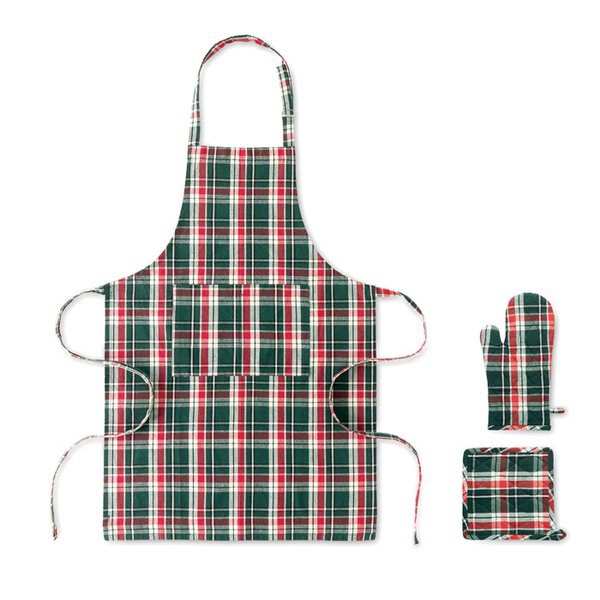 SANTAPRON Set de cuisine en coton - GiftRetail CX1598