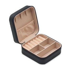JULBOX PU reisjuwelendoos - GiftRetail MO3146