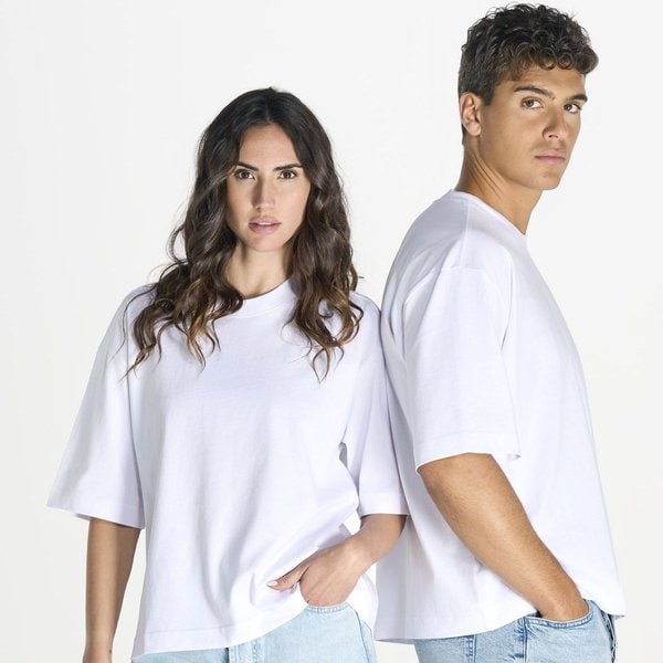 JHK JK196 - T-shirt met boxy pasvorm