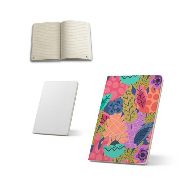 Cahier A6 à couverture rigide, idéal pour l'impression par sublimation - Egotier 93670